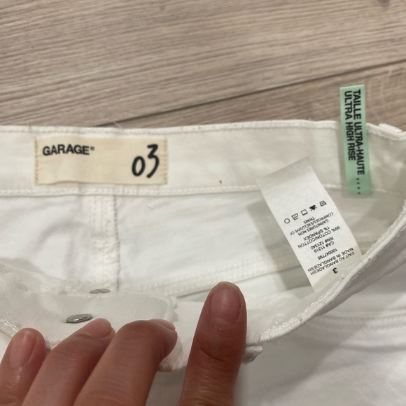 Garage white shorts - Picture 2 of 2